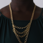 4 Layered Gold Necklace