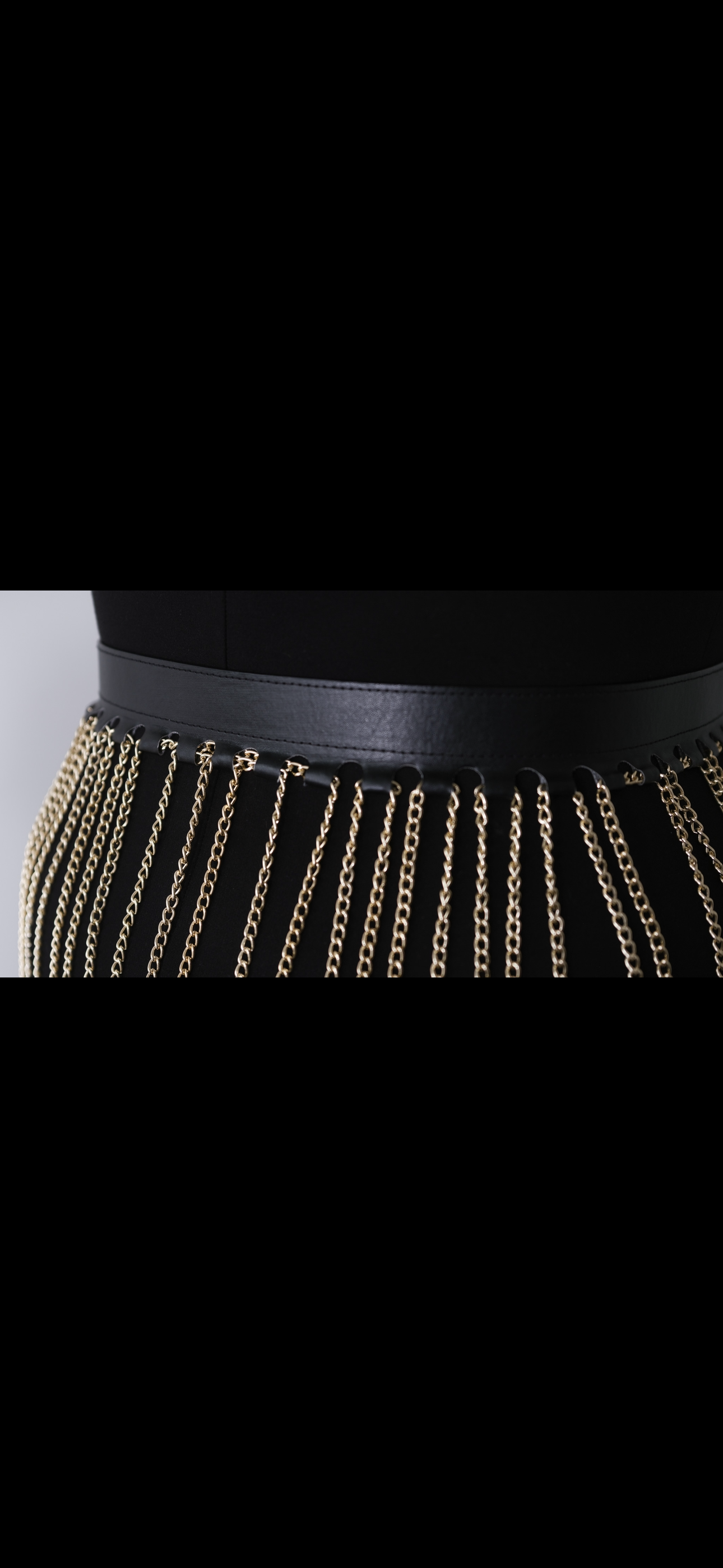 Golden Onyx Chain Belt