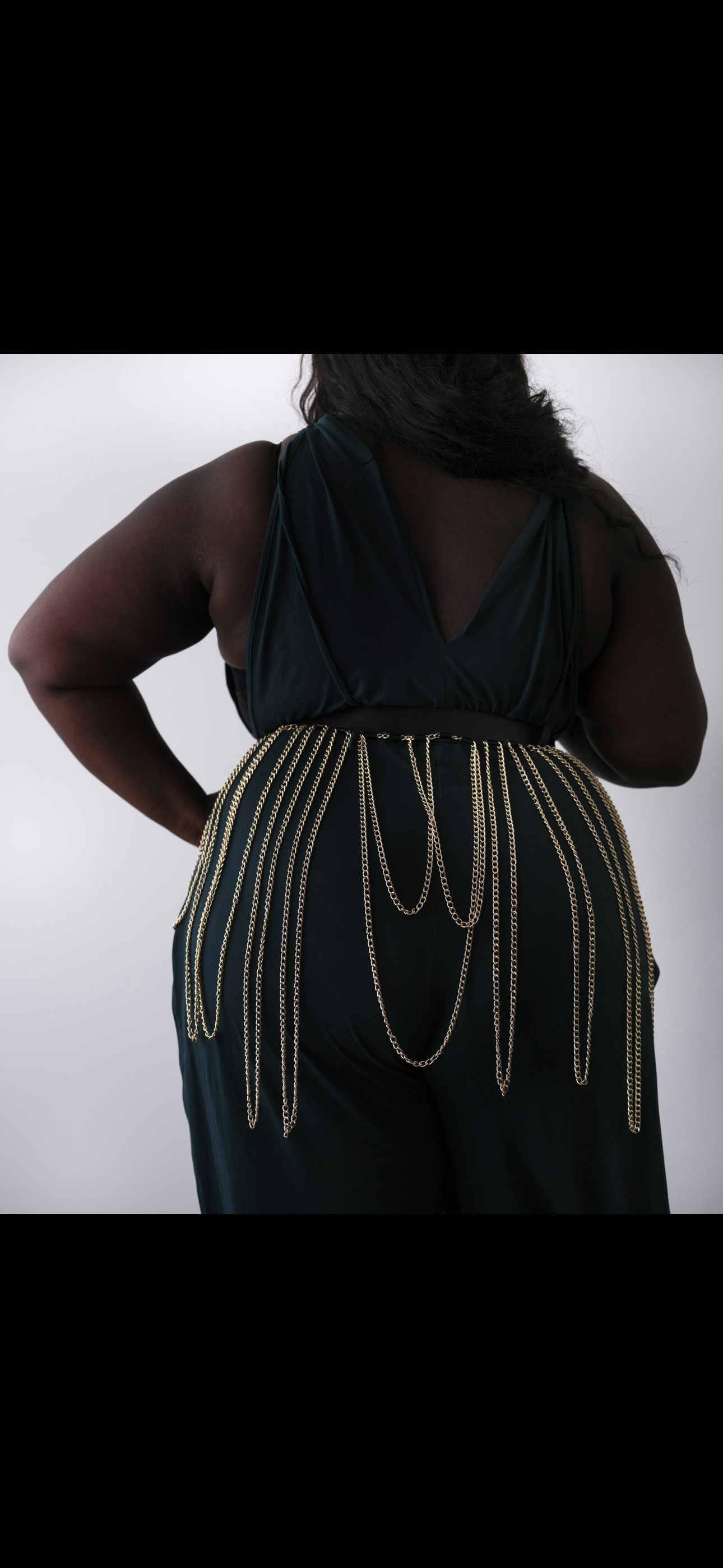 Golden Onyx Chain Belt